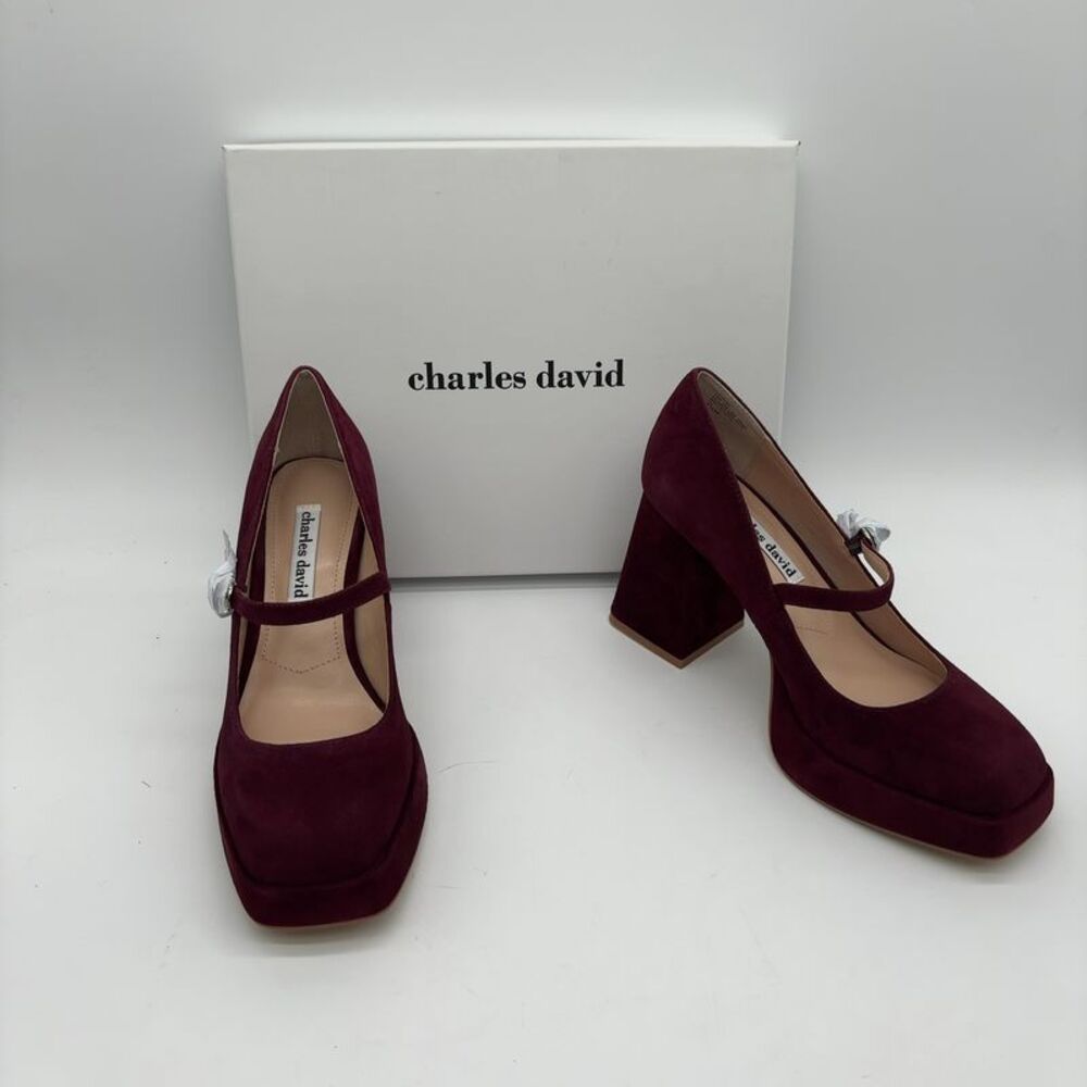 CHARLES DAVID Vivanna Suede Dress Shoe